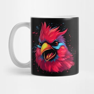 Cardinal Bird Smiling Mug